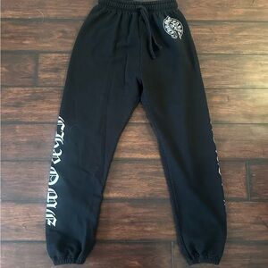 chrome hearts black sweats